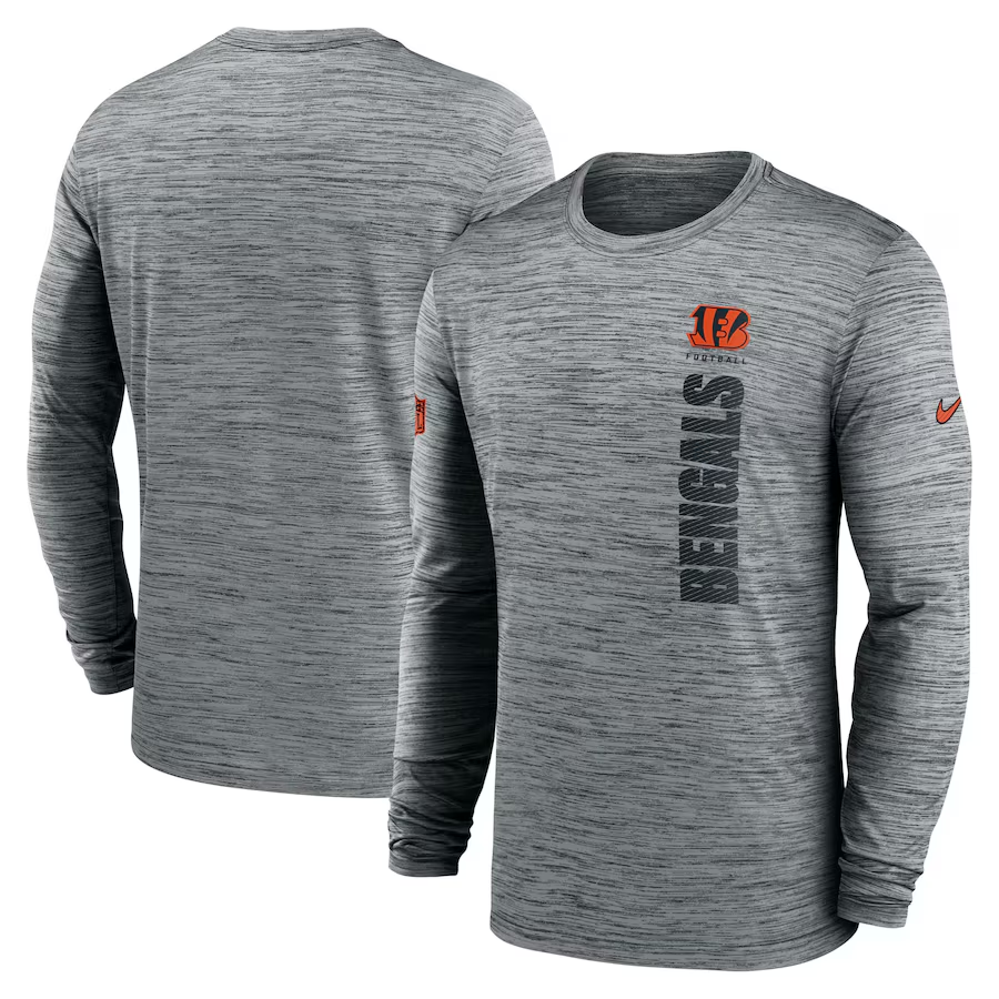 Men Cincinnati Bengals grey style #2 2024 Nike NFL long sleeve t shirts->indianapolis colts->NFL Jersey